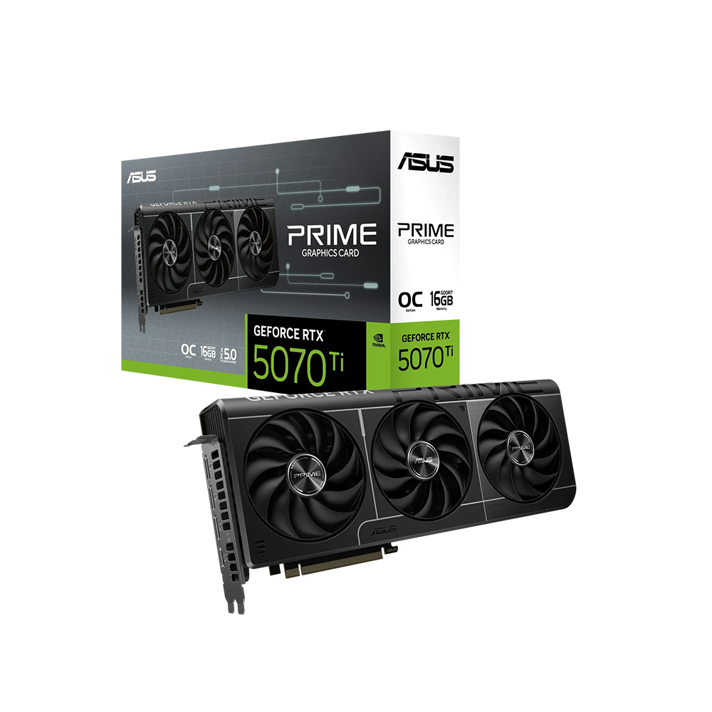ASUS Prime GeForce RTX 5070 Ti OC, 16GB GDDR7 Видео карта
