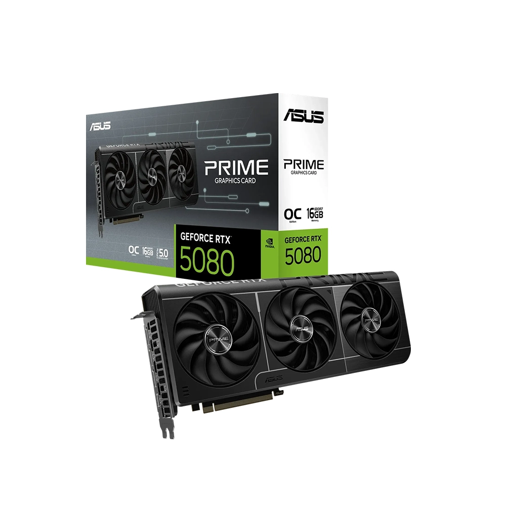ASUS Prime GeForce RTX 5080 OC, 16GB GDDR7 Видео карта