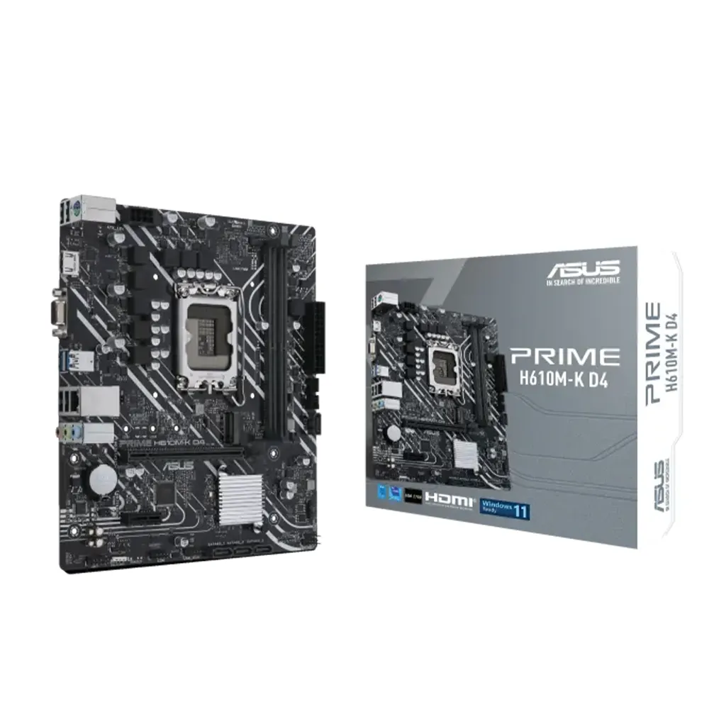 ASUS PRIME H610M-K D4, LGA 1700, DDR4 Дънна платка