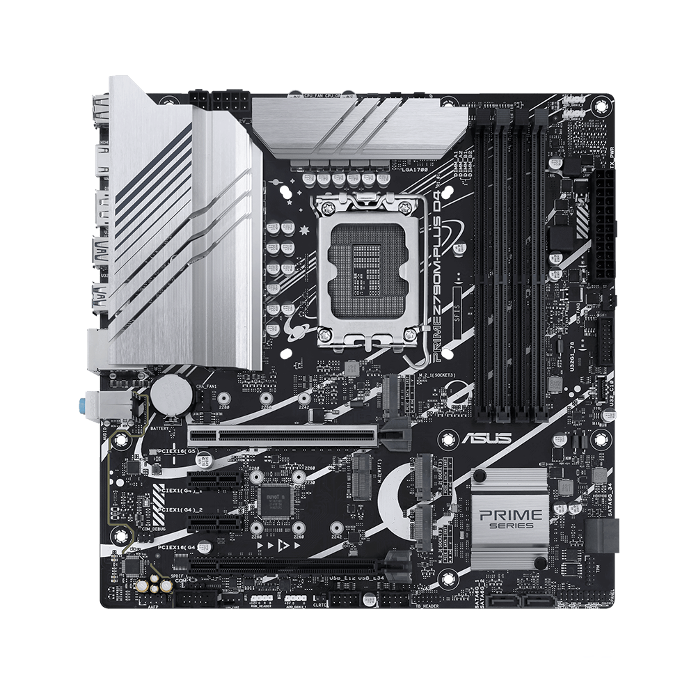 ASUS PRIME Z790M-PLUS D4, LGA 1700, DDR4 Дънна платка