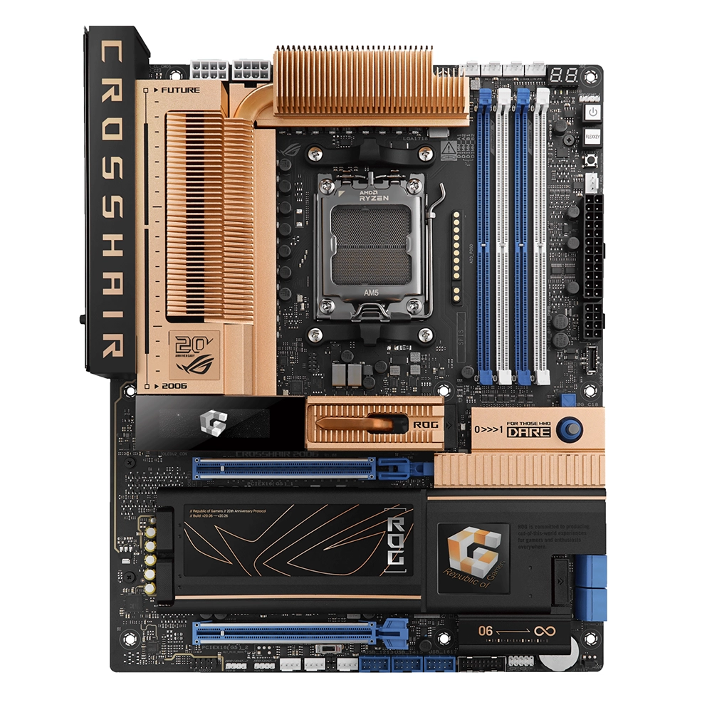 ASUS ROG CROSSHAIR X870E 2006, AM5, DDR5, Wi-Fi 7, 10GbE Дънна платка