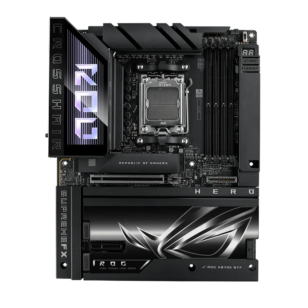 ASUS ROG CROSSHAIR X870E HERO BTF, AM5, DDR5, Wi-Fi 7 Дънна платка