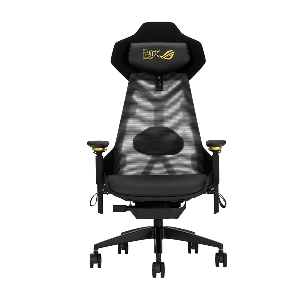 ASUS ROG Destrier Edition 20 Black/Gold Ергономичен геймърски стол