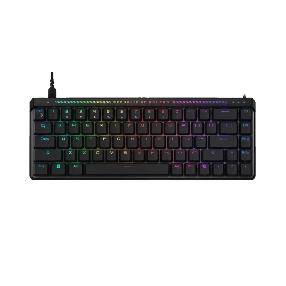 ASUS ROG Falchion Ace HFX 8K Безжична механична геймърска клавиатура с ROG HFX Magnetic регулируеми суичове