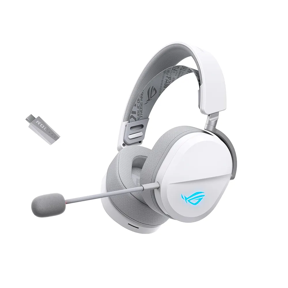 ASUS ROG Pelta White RGB Безжични геймърски слушалки