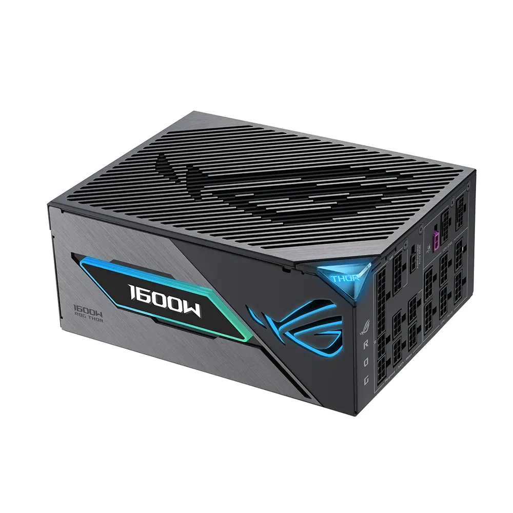 ASUS ROG Thor 1600W Titanium III, 80 Plus Titanium, Модулно, PCIe 5.1, ATX 3.1 Захранване за компютър