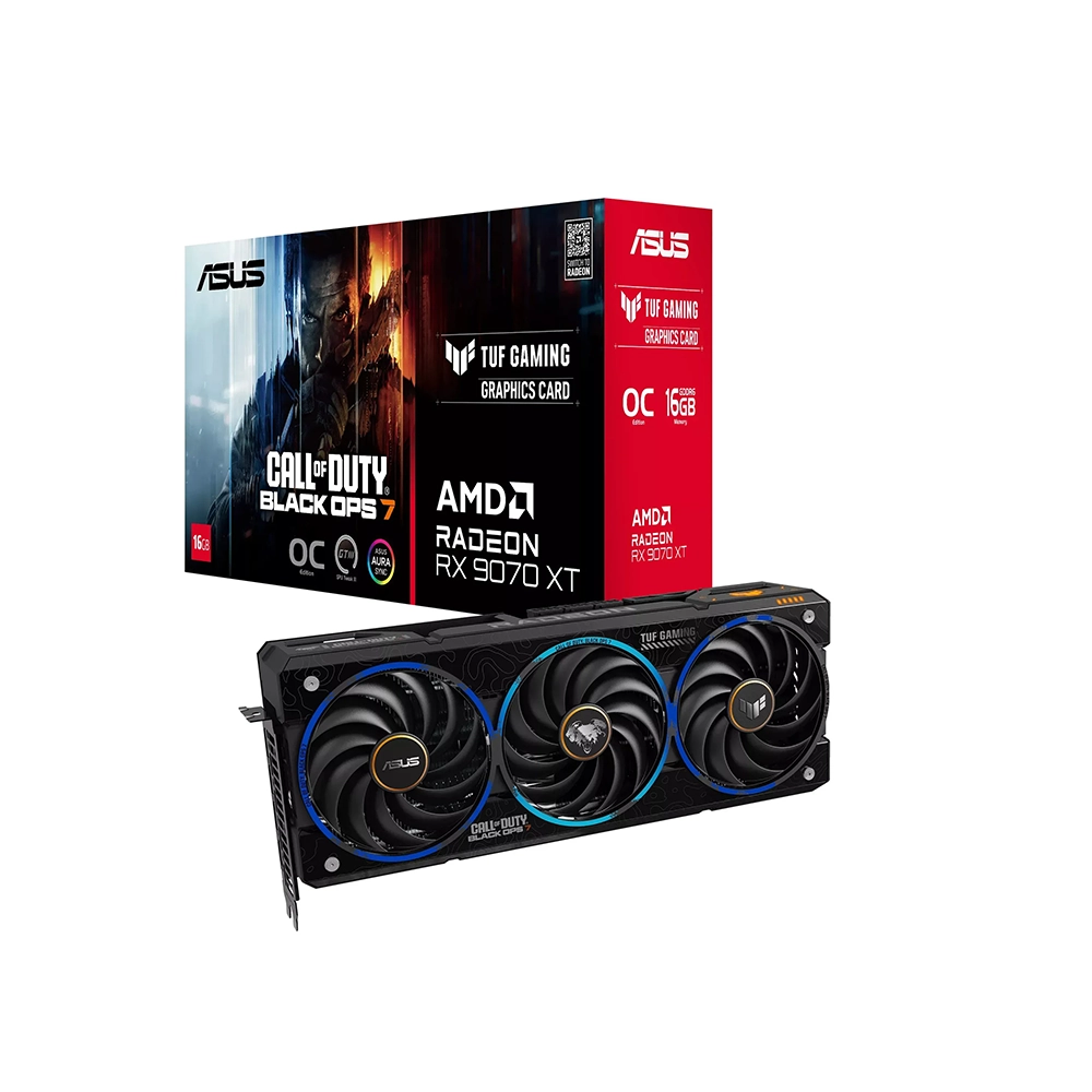 ASUS TUF Gaming Radeon RX 9070 XT COD BO7 Special Edition, 16GB GDDR6 Видео карта