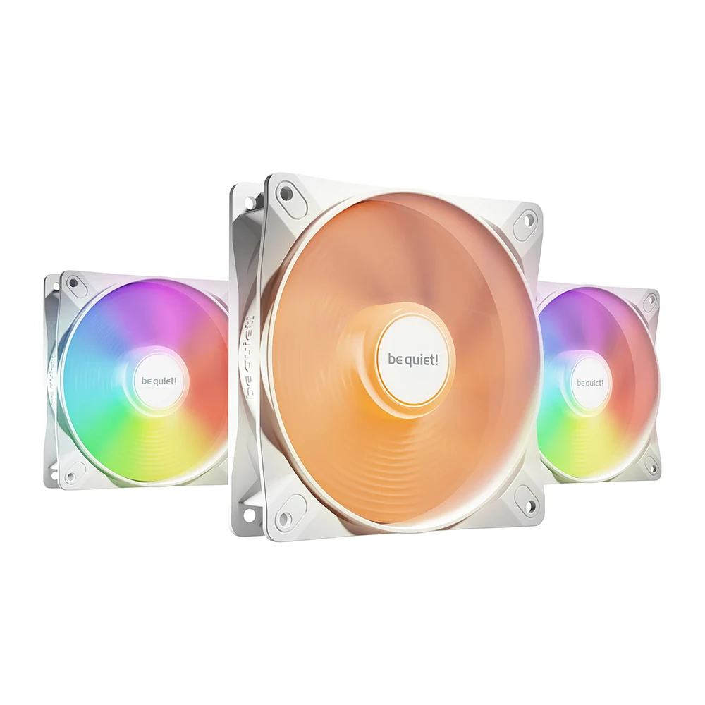 be quiet! Light Wings LX 140mm PWM HS ARGB White Комплект вентилатори (3 броя)