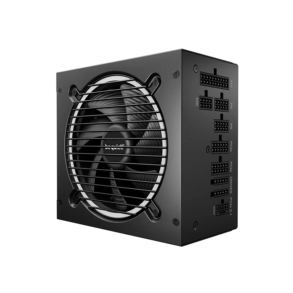 be quiet! Pure Power 13 M 850W, 80 Plus Gold, Модулно, PCIe Gen 5.1, ATX 3.1 Захранване за компютър