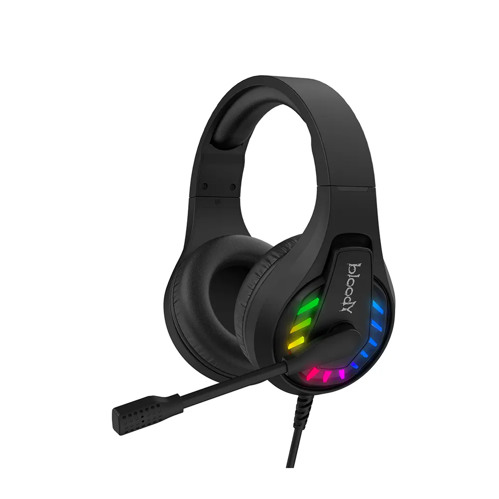 Bloody G230 Black 7.1 Surround Sound Геймърски слушалки с микрофон