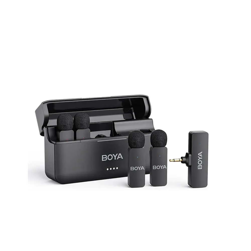 BOYA BY-V4 3.5 mm TRS Безжична микрофонна система (4 микрофона)
