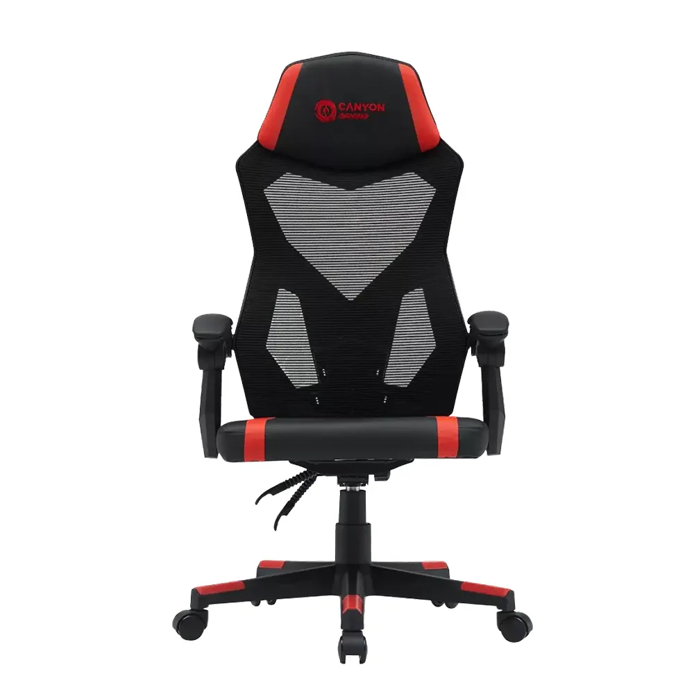 Canyon Flow MCH01 Mesh Black Red Ергономичен геймърски стол