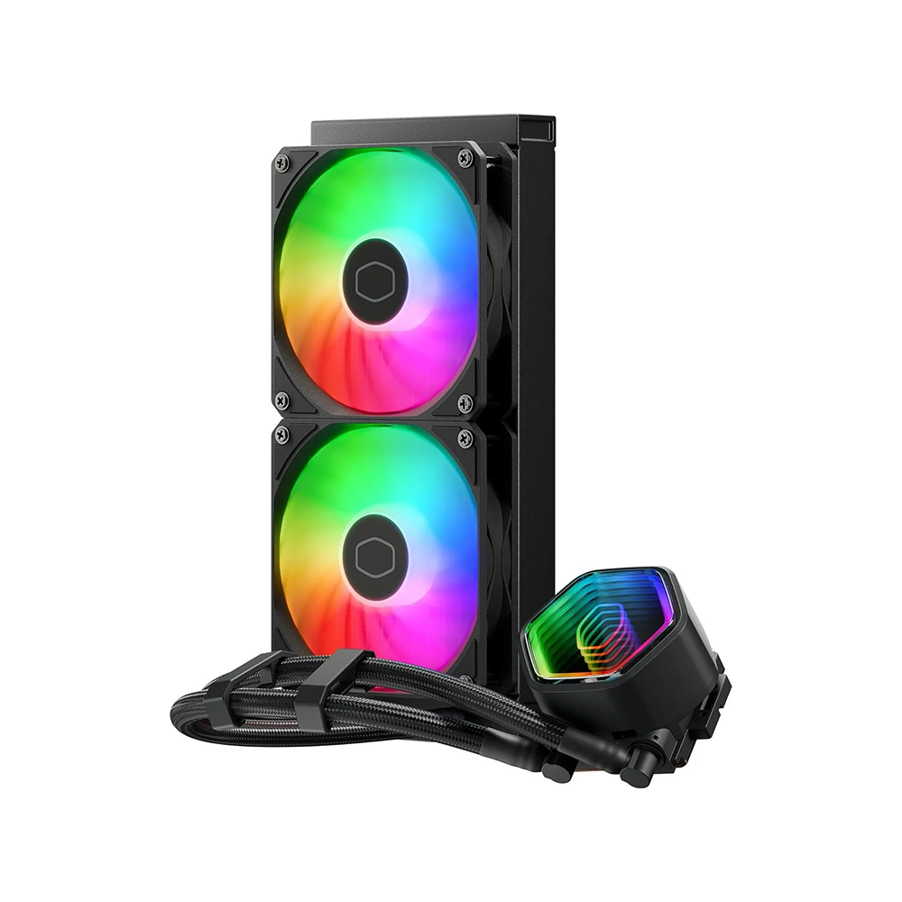 Cooler Master MasterLiquid 240 Core II ARGB 240mm ARGB Black AIO Воден охладител за процесор