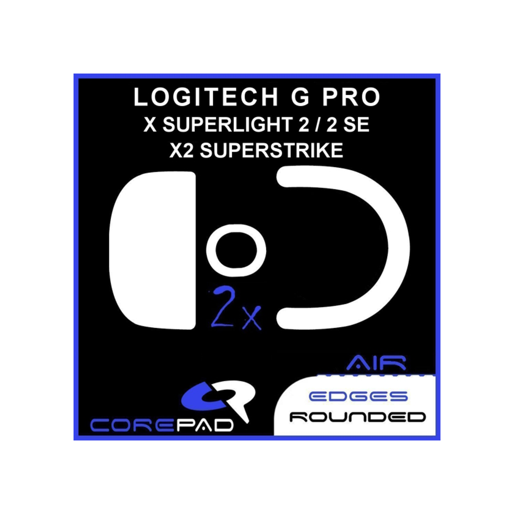 Corepad Skatez AIR 647 Крачета за мишка Logitech G PRO X SUPERLIGHT 2 / 2 SE / G PRO X2 SUPERSTRIKE / X3 SUPERSTRIKE
