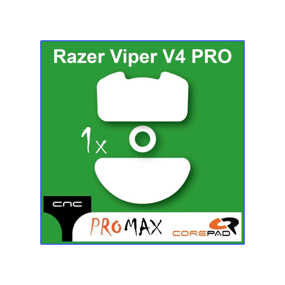 Corepad Skatez CNC milled PRO MAX M364 Крачета за мишка Razer Viper V4 Pro