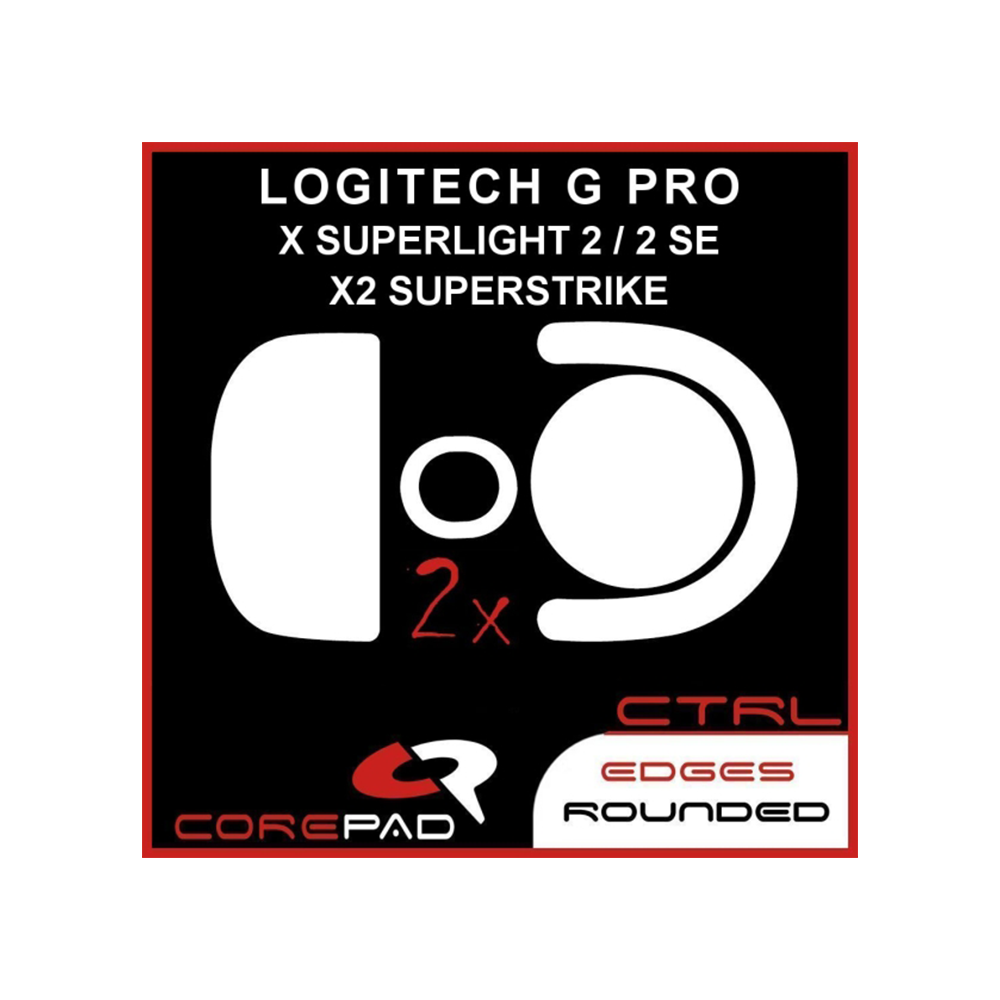 Corepad Skatez CTRL 648 Крачета за мишка Logitech G PRO X SUPERLIGHT 2 / 2 SE / G PRO X2 SUPERSTRIKE / X3 SUPERSTRIKE