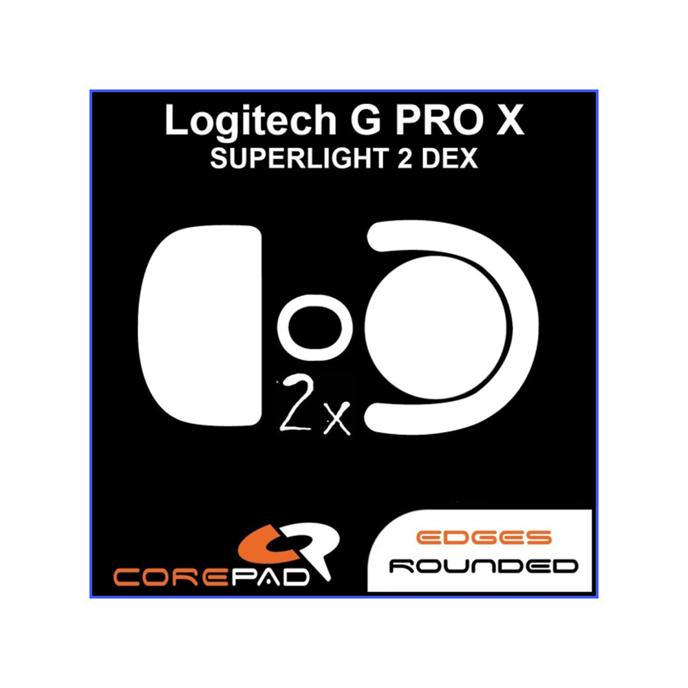 Corepad Skatez PRO 318 Крачета за мишка Logitech G PRO X SUPERLIGHT 2 DEX / G PRO X SUPERLIGHT 2 DEX SE