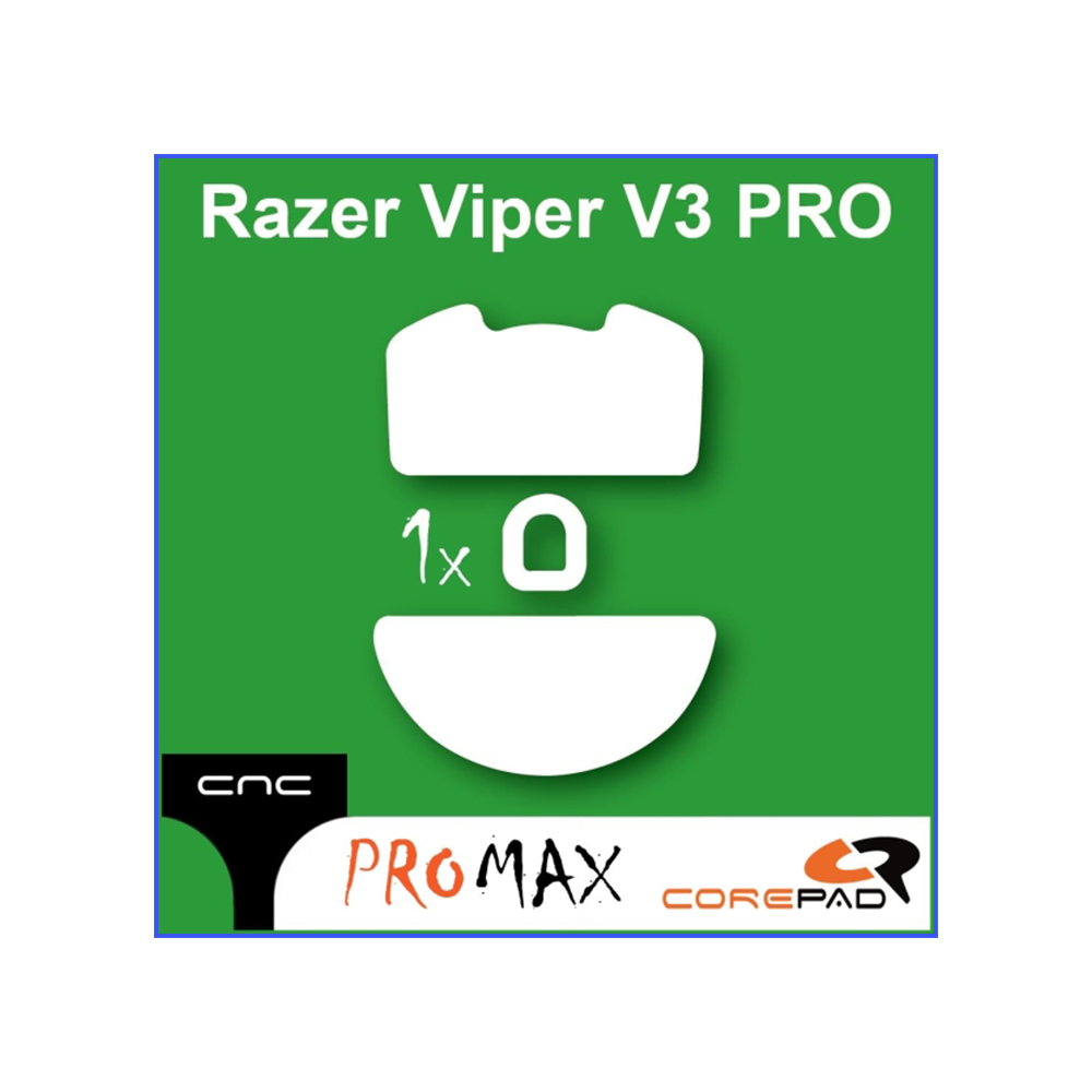 Corepad Skatez CNC milled PRO MAX M299 Крачета за мишка Razer Viper V3 / Viper V3 Pro