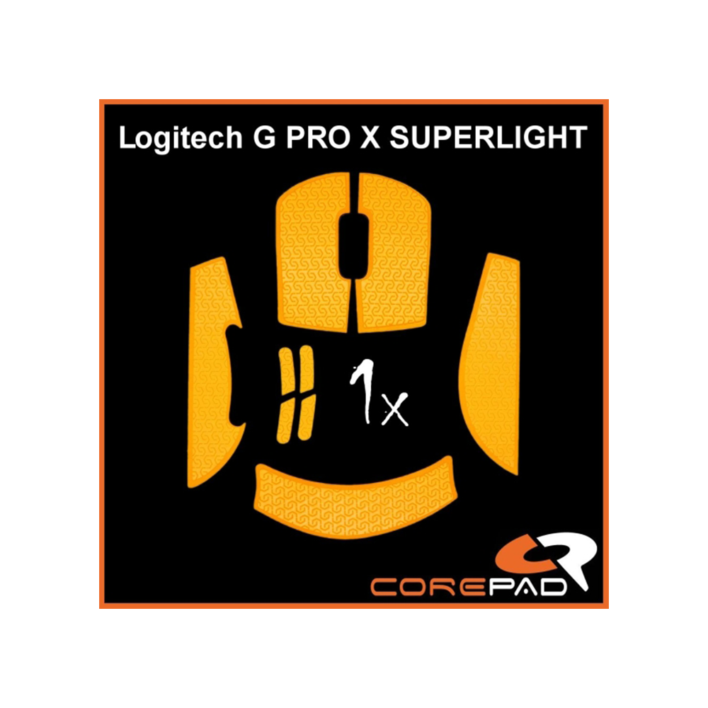 Corepad Soft Grips #703 Orange за Logitech G PRO X2 SUPERSTRIKE / X3 SUPERSTRIKE / G PRO X SUPERLIGHT 1/2 / G PRO X SUPERLIGHT 2 SE Грип ленти