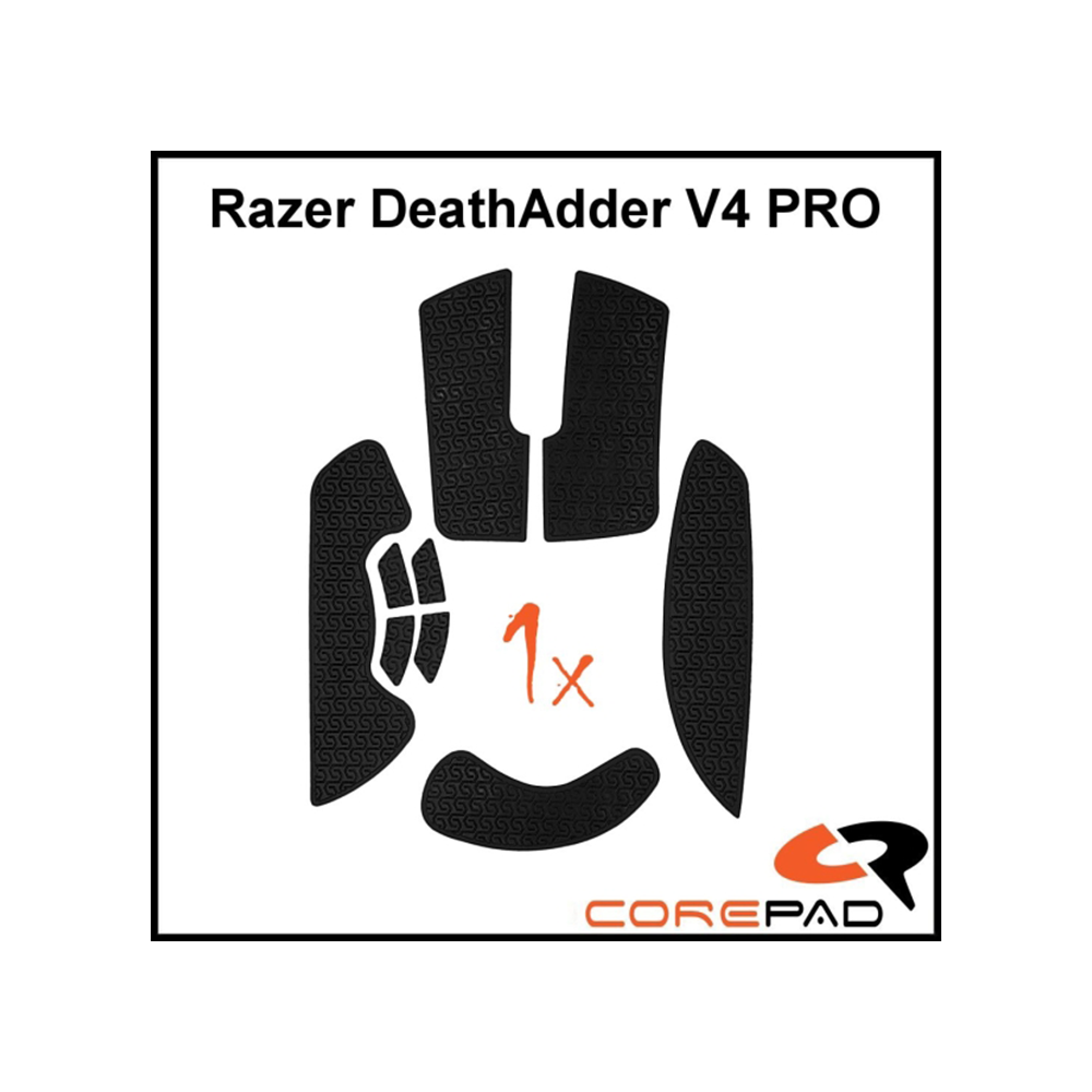 Corepad Soft Grips #888 Black за Razer DeathAdder V4 Pro Грип ленти