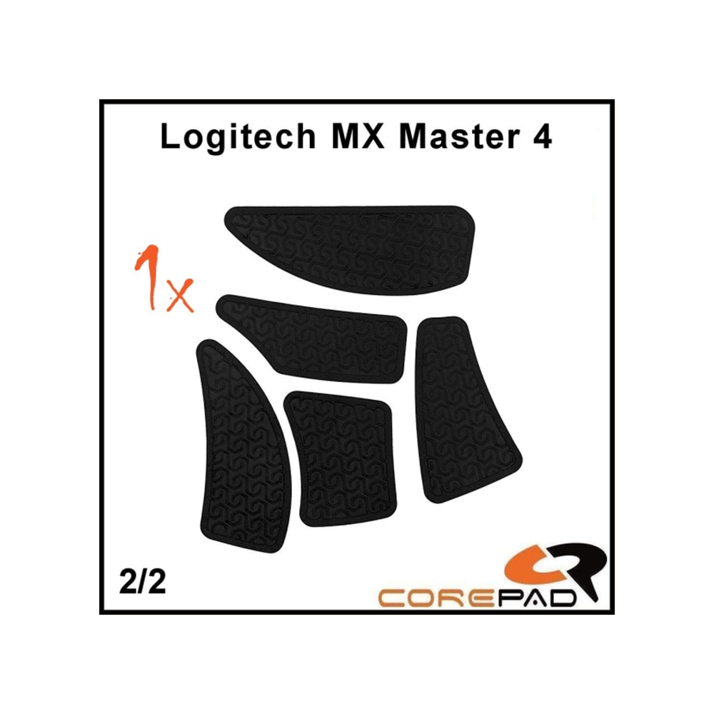 Corepad Soft Grips #893 Black за Logitech MX Master 4 Грип ленти