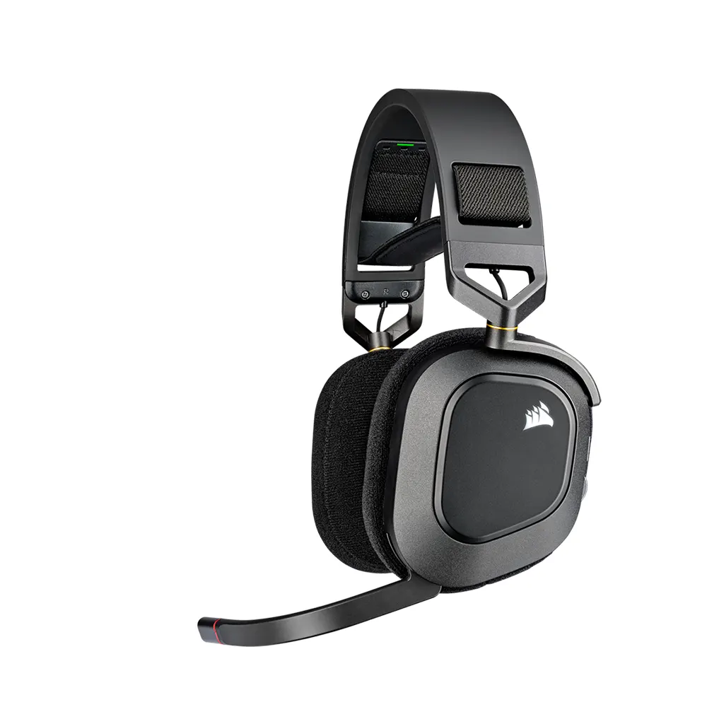 Corsair HS80 RGB Carbon Безжични геймърски слушалки с микрофон