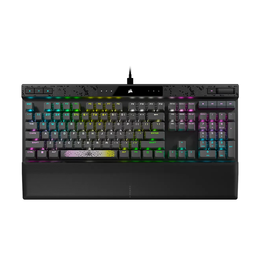 Corsair K70 MAX RGB Геймръска механична клавиатура с MGX Hyperdrive магнитни суичове