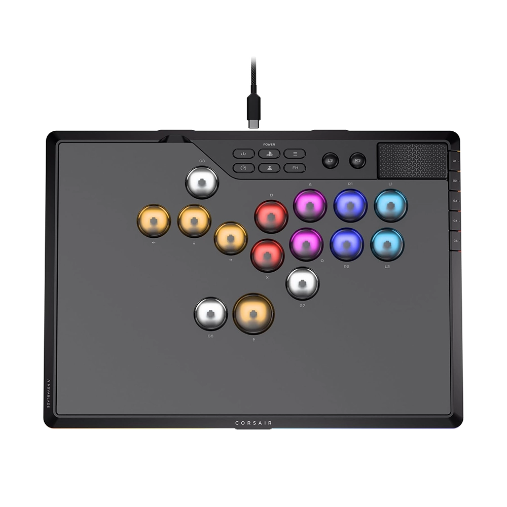 Corsair NOVABLADE PRO Wireless Hall Effect Геймърски безжичен аркаден контролер