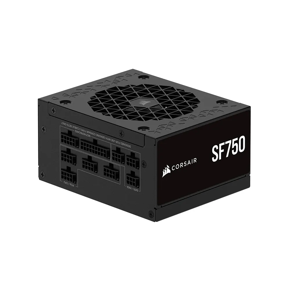 Corsair SF750 2024 750W, 80 Plus Platinum, Модулно, PCIe 5.1, ATX 3.1 Захранване за компютър