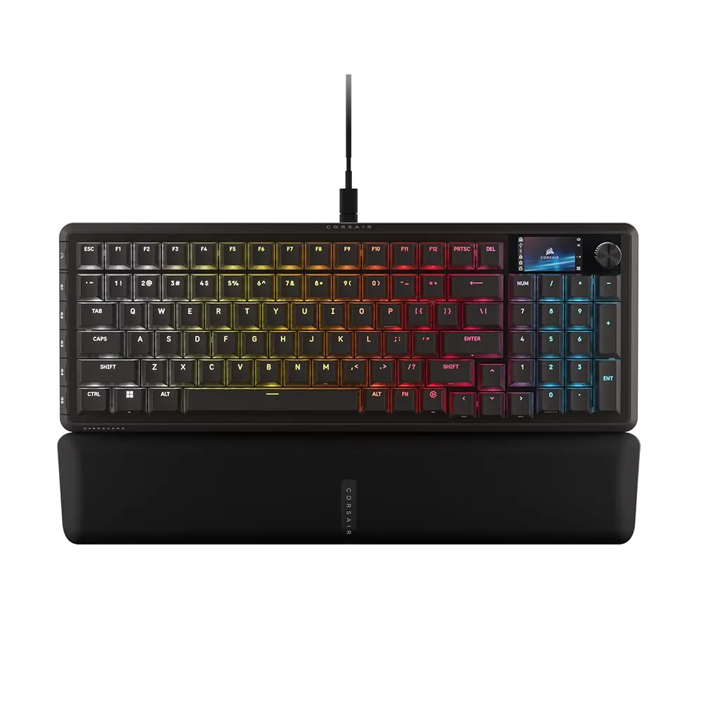 Corsair VANGUARD 96 Black Геймърска механична клавиатура с Corsair MLX Plasma суичове