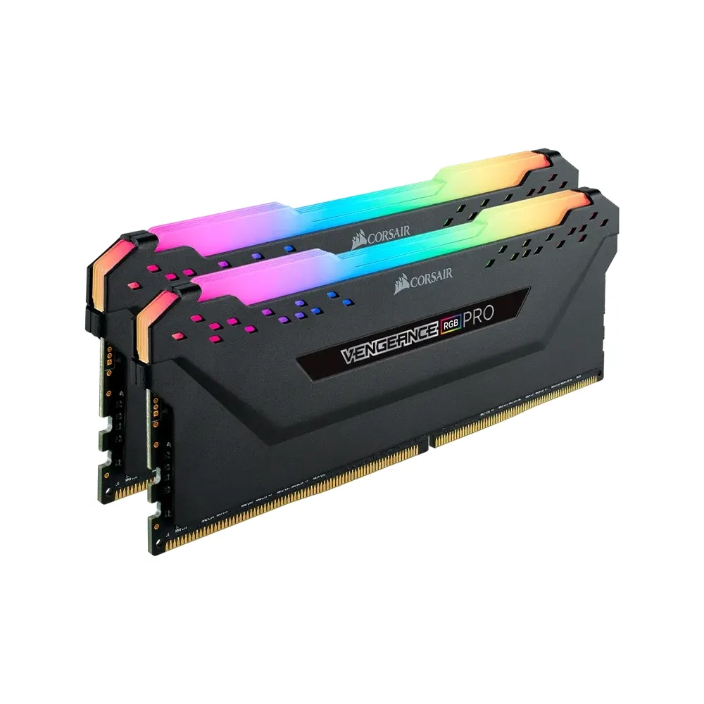 Corsair Vengeance RGB Pro Black 16GB (2x8), DDR4, 3200 MHz, CL16, Intel XMP 2.0 Рам памет