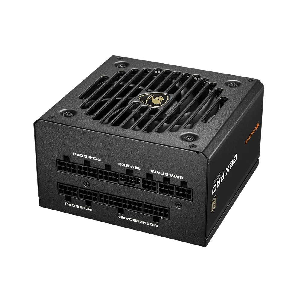 Cougar GEX PRO 750 750W, 80 Plus Gold, Модулно, PCIe 5.1, ATX 3.1 Захранване за компютър