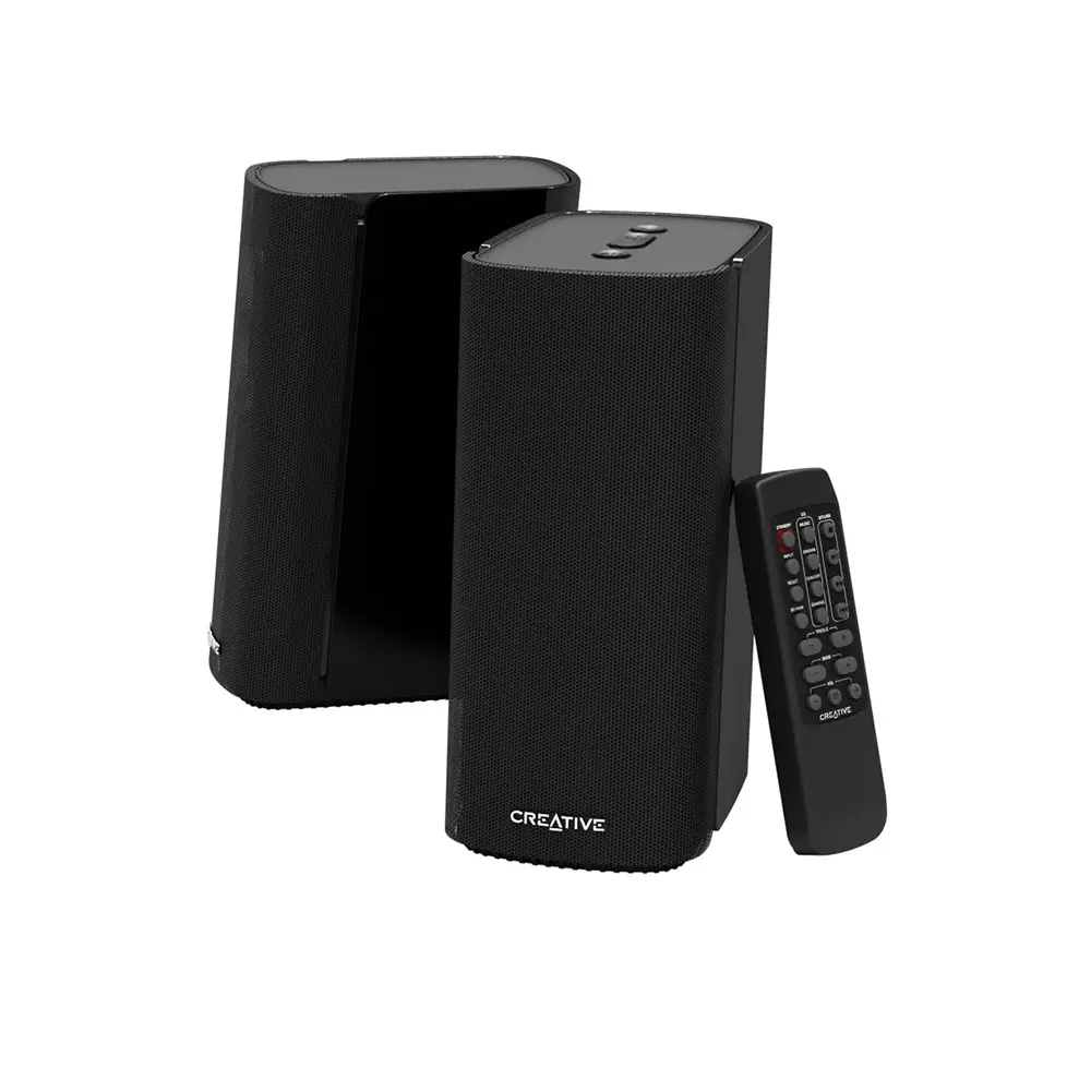 Creative T100 Black 2.0 Аудио система с две тонколони