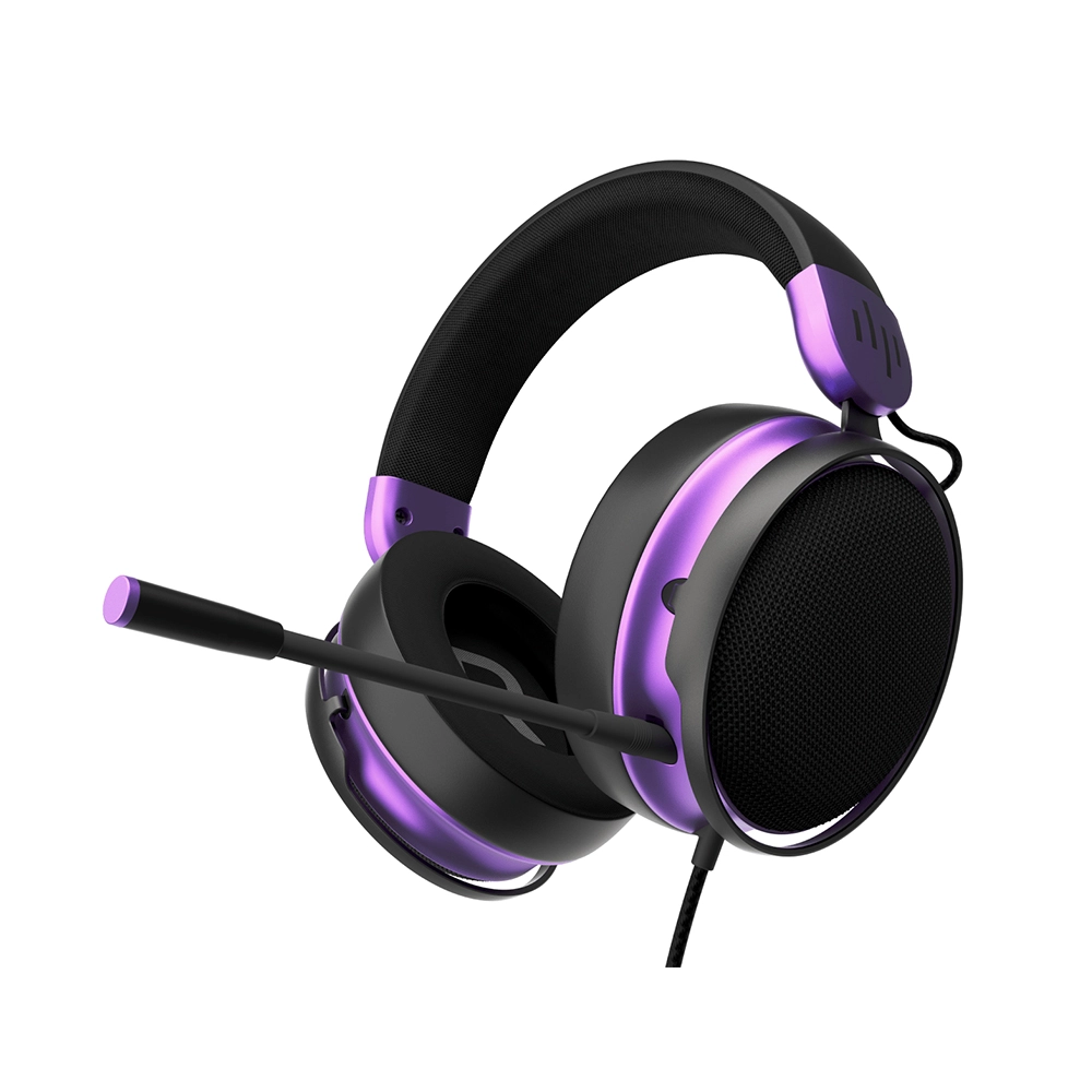 Dark Project Sono Black/Violet Wired Геймърски слушалки с микрофон