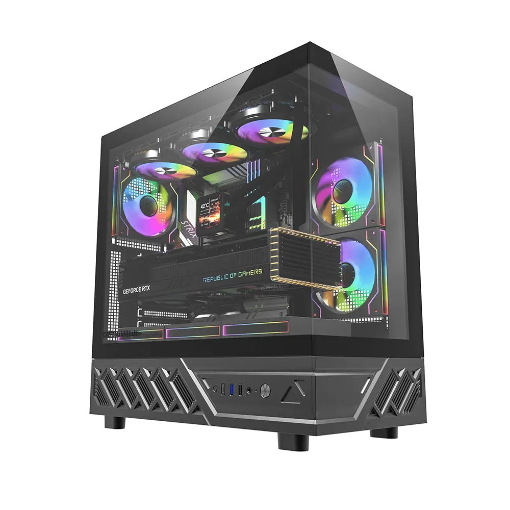darkFlash DS950 6F ARGB Black Компютърна кутия
