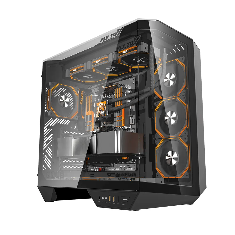 darkFlash DY470 Black Компютърна кутия