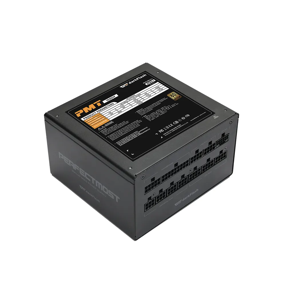 darkFlash PMT1050 A3 1050 W, 80 Plus Gold, Модулно, PCIe Gen 5.1, ATX 3.1 Захранване за компютър