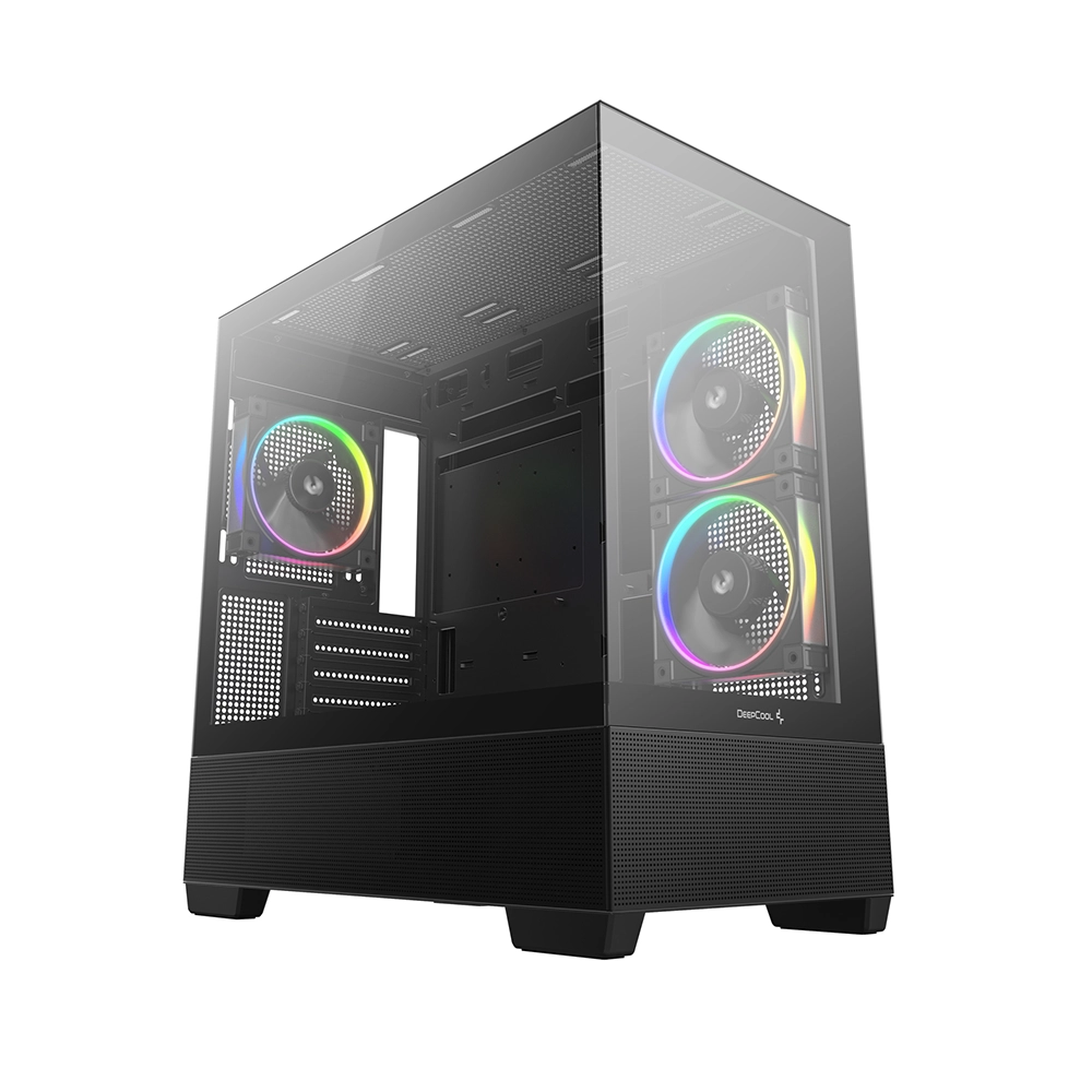 DeepCool CG380 3F ARGB Black Компютърна кутия