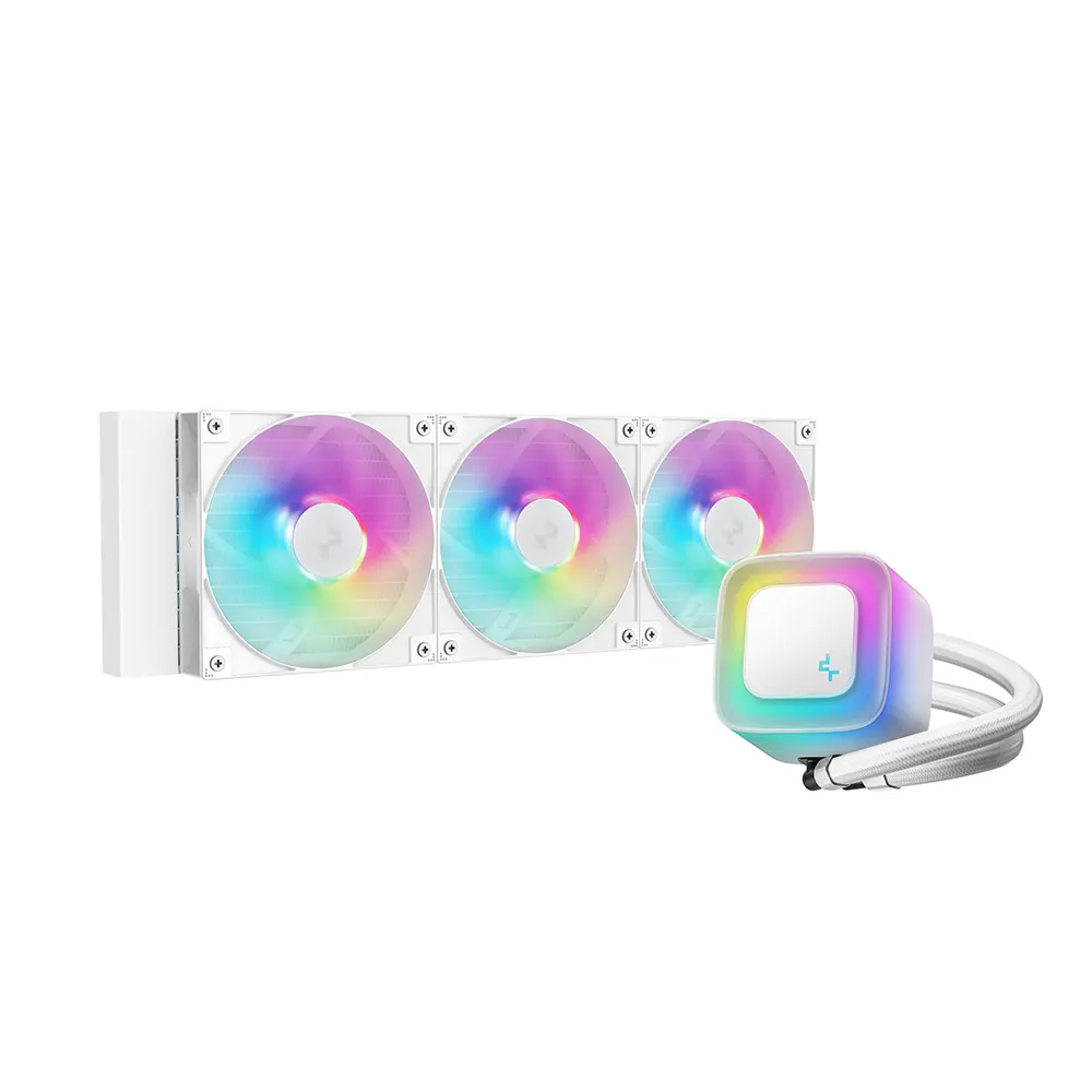 DeepCool LE360 WH V2 360mm ARGB White AIO Воден охладител за процесор
