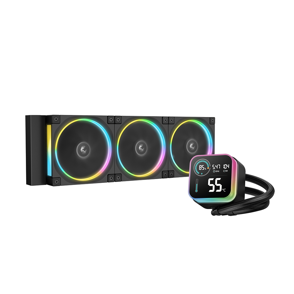 DeepCool LQ360 ULTRA ARGB 360mm Black AIO Воден охладител за процесор