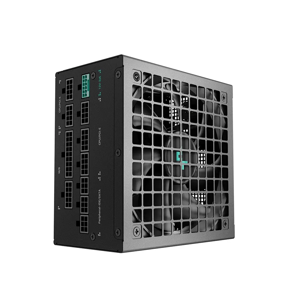 DeepCool PN1000M 1000W, 80 Plus Gold, Модулно, PCIe 5.1, ATX 3.1 Захранване за компютър