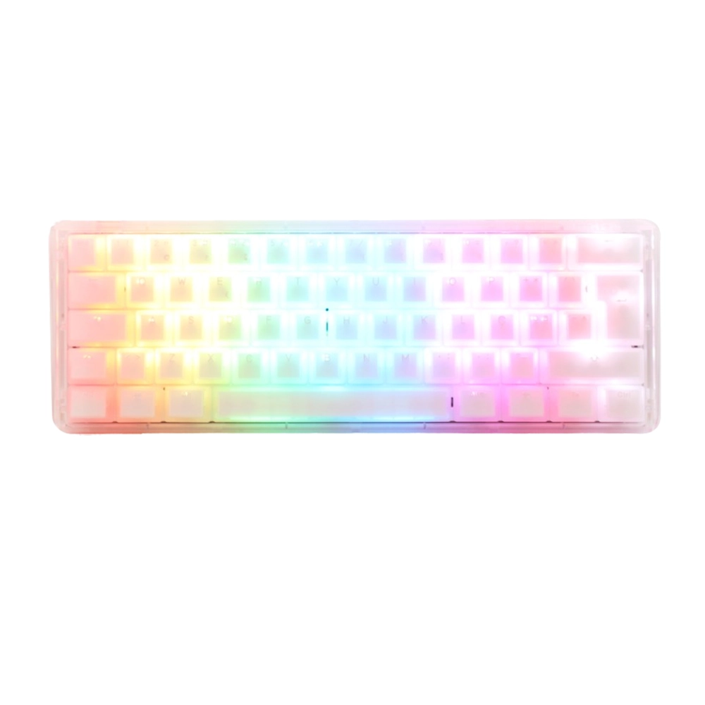 Ducky One 3 Mini Aura RGB White Геймърска механична клавиатура с Cherry MX Brown суичове