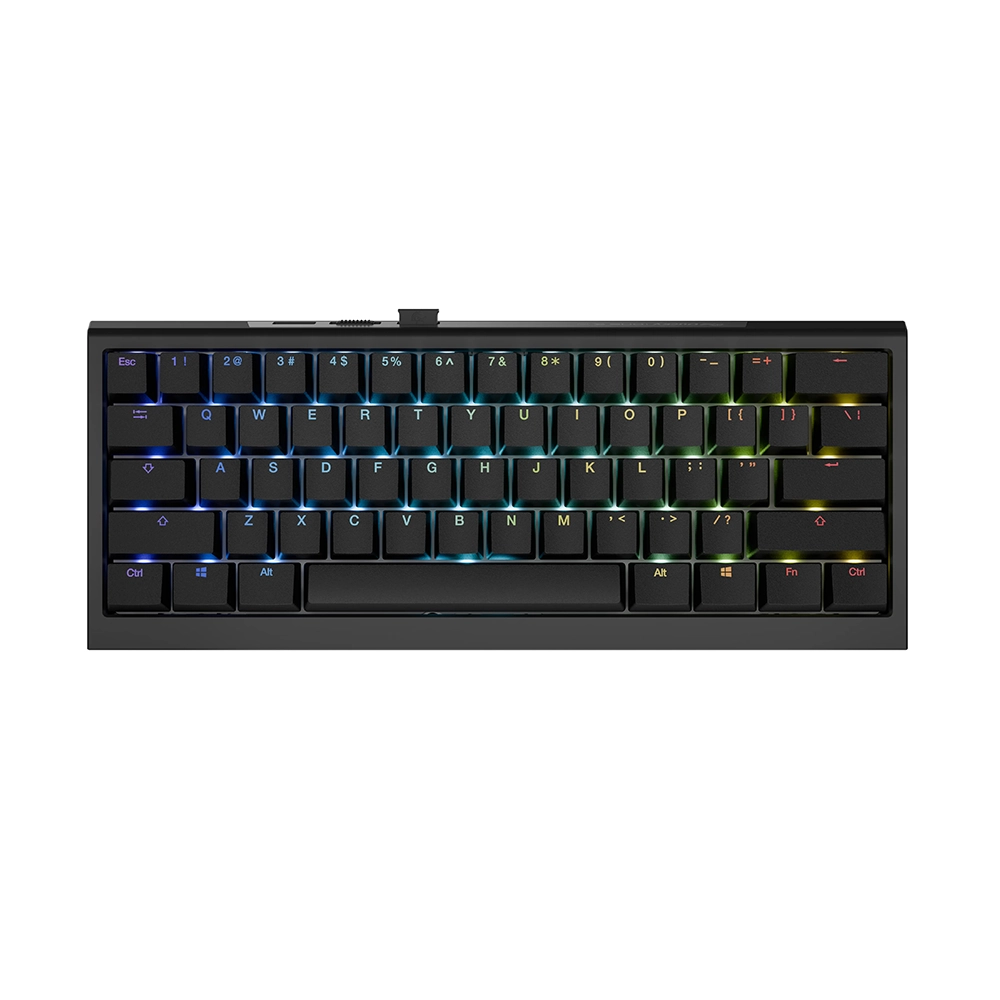 Ducky One X Mini Wireless Black Безжична геймърска механична клавиатура с Ducky Inductive Magnetic регулируеми суичове
