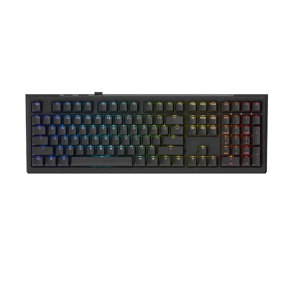 Ducky One X Wireless Black Безжична геймърска механична клавиатура с Ducky Inductive Magnetic регулируеми суичове