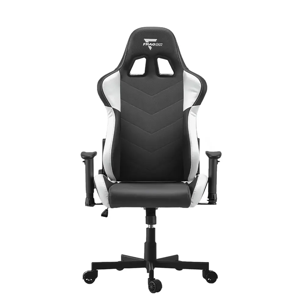 FragON 1X Series BlackWhite 2024 Ергономичен геймърски стол