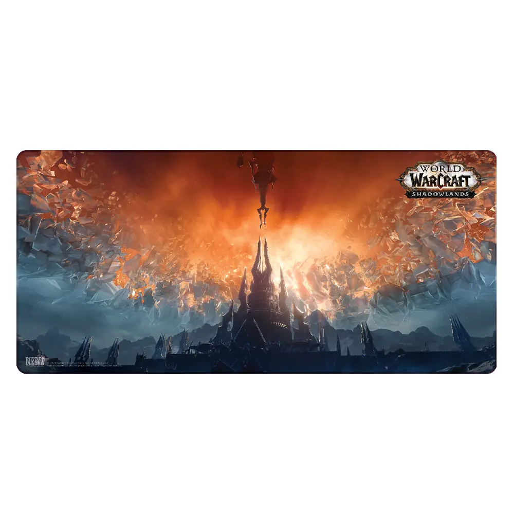 FS Blizzard World of WarCraft Shadowlands Shattered Sky XL Геймърски пад за мишка и клавиатура