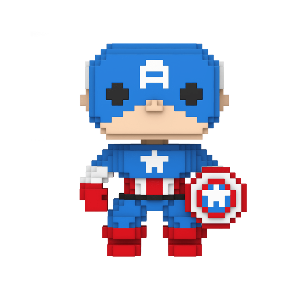 Funko Pop! 8-Bit: Marvel - Captain America (Special Edition) #1426 Фигурка