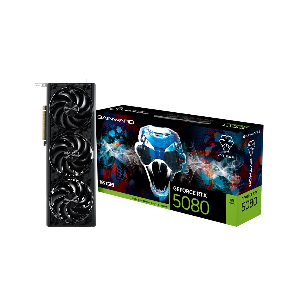 Gainward GeForce RTX 5080 Python III Black 16 GB GDDR7 Видео карта