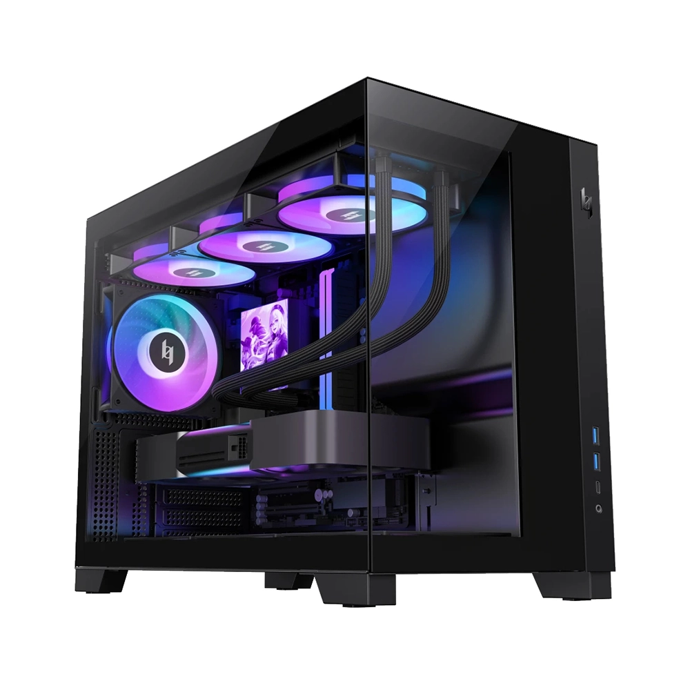 GameMax NEX C33 BK Black Компютърна кутия