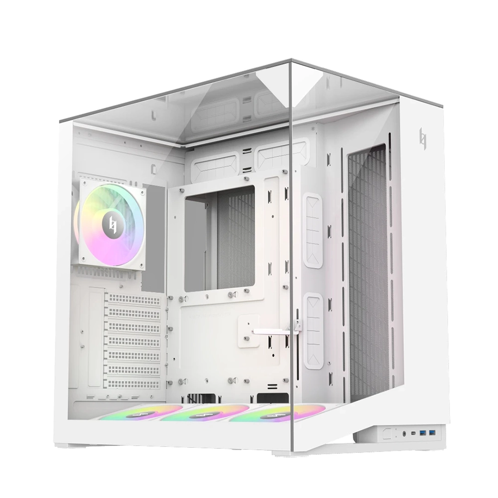 GameMax NEX C56 VC WH White Компютърна кутия